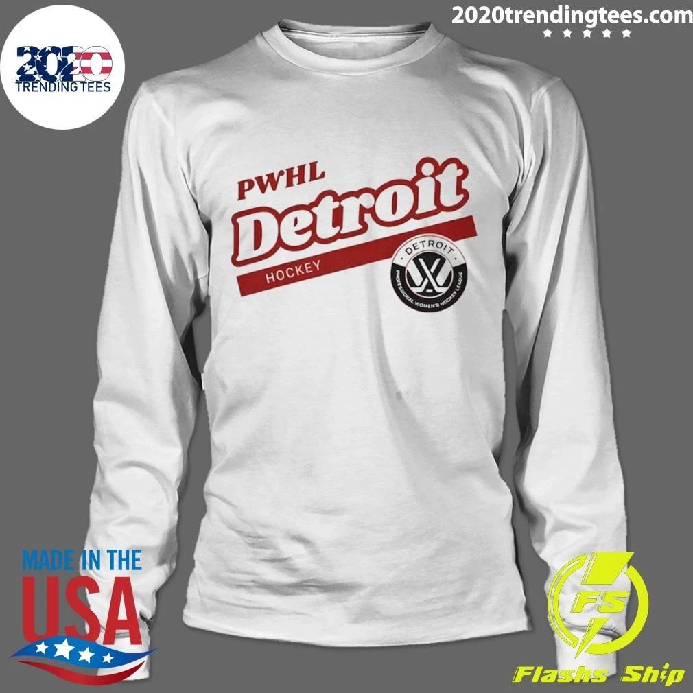 Pwhl Detroit Hockey Motor City 2026 Logo Shirt