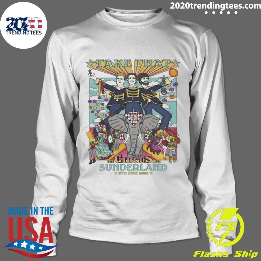 Take That The Circus Sunderland June 09 2026 Tour Sunderlan Tee Shirt