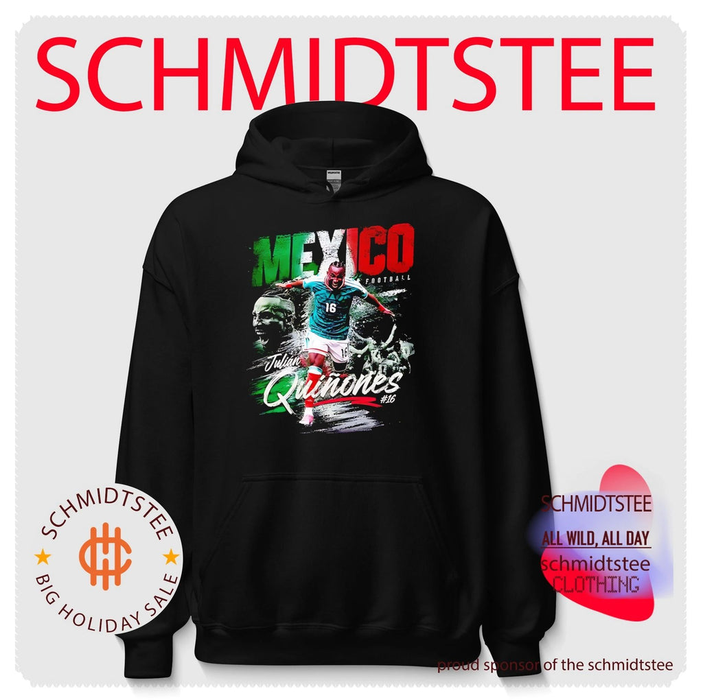Mexico soccer player Julian Quinones running pose vintage shirt