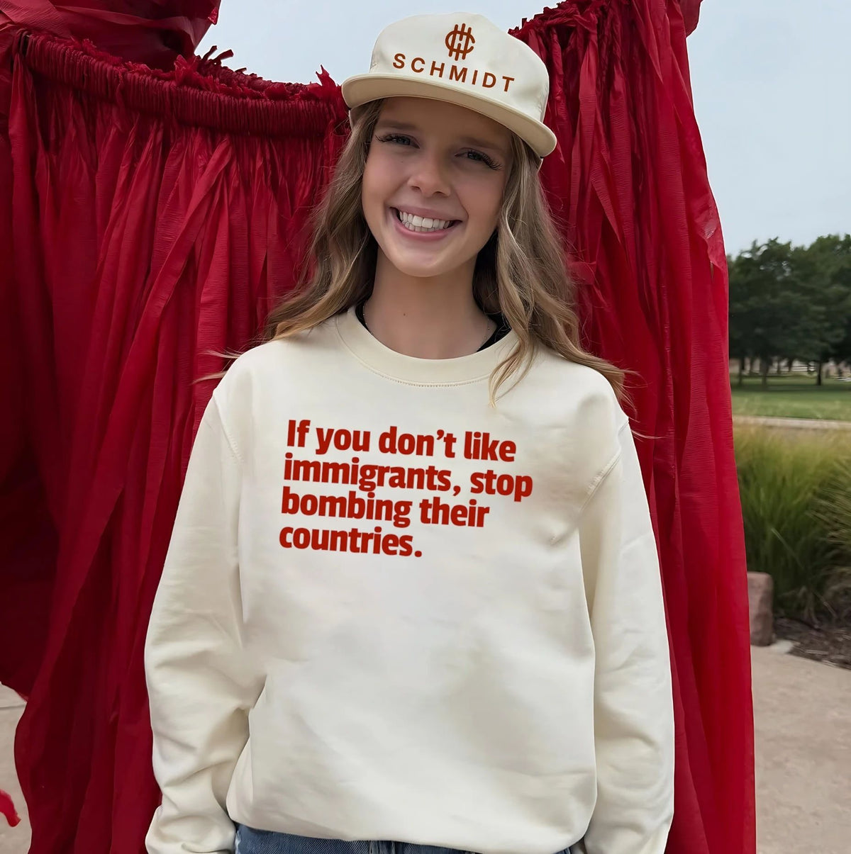 If you don’t like immigrants stop bombing their countries shirt