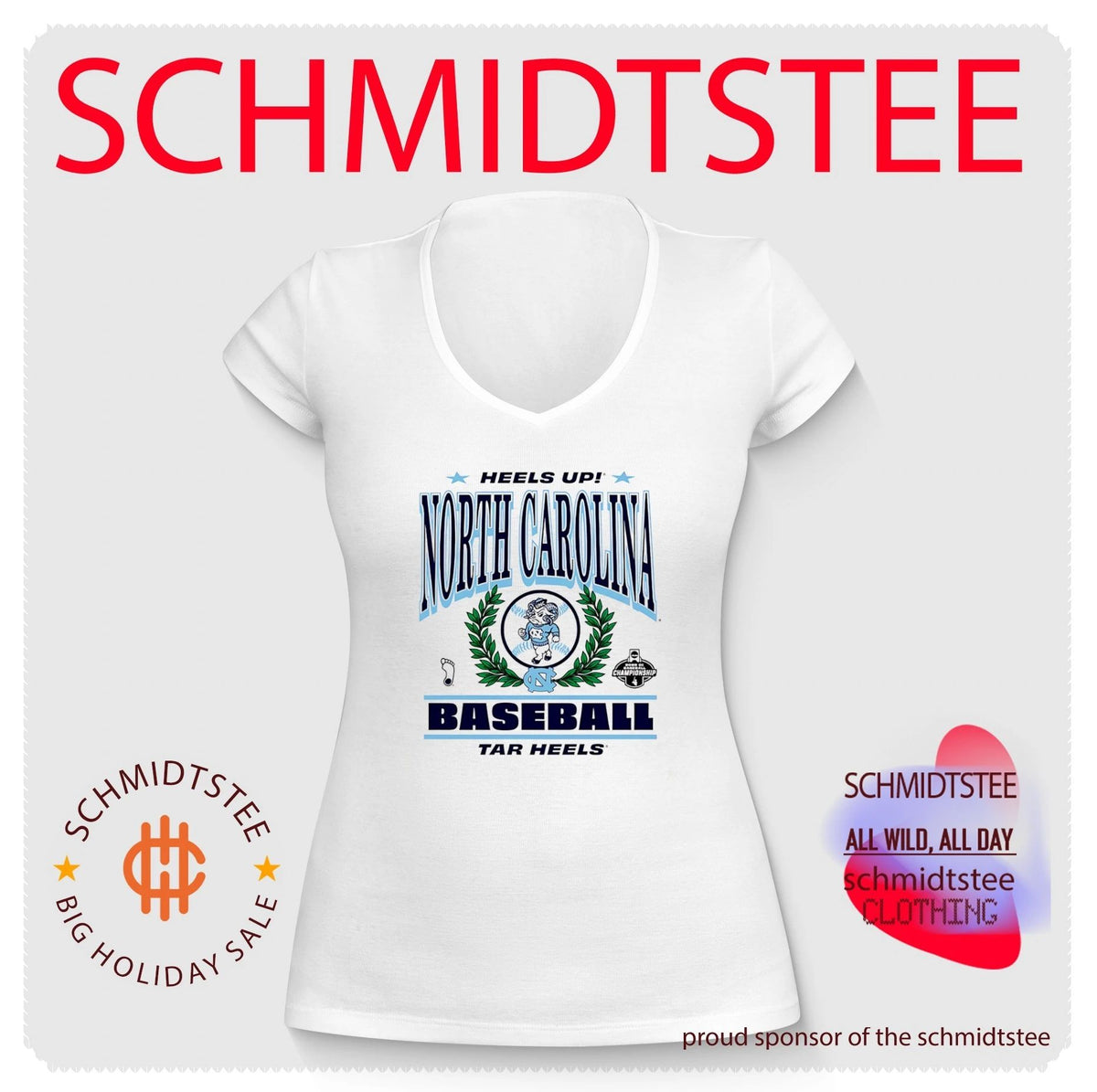 North Carolina Tar Heels Heels Up 2026 DI Baseball Championship shirt