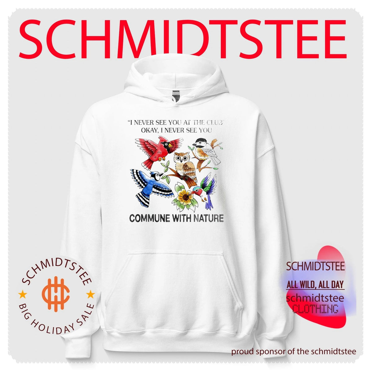 I never see you at the club okay i never see you commune with nature shirt