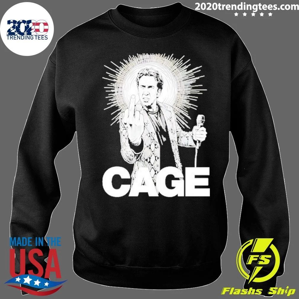 Nicolas Cage Style Johnny Cash Shirt