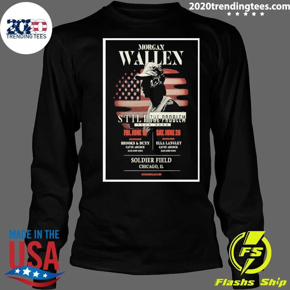 Morgan Wallen June 19- 20, 2026 Soldier Field, Chicago, IL Shirt