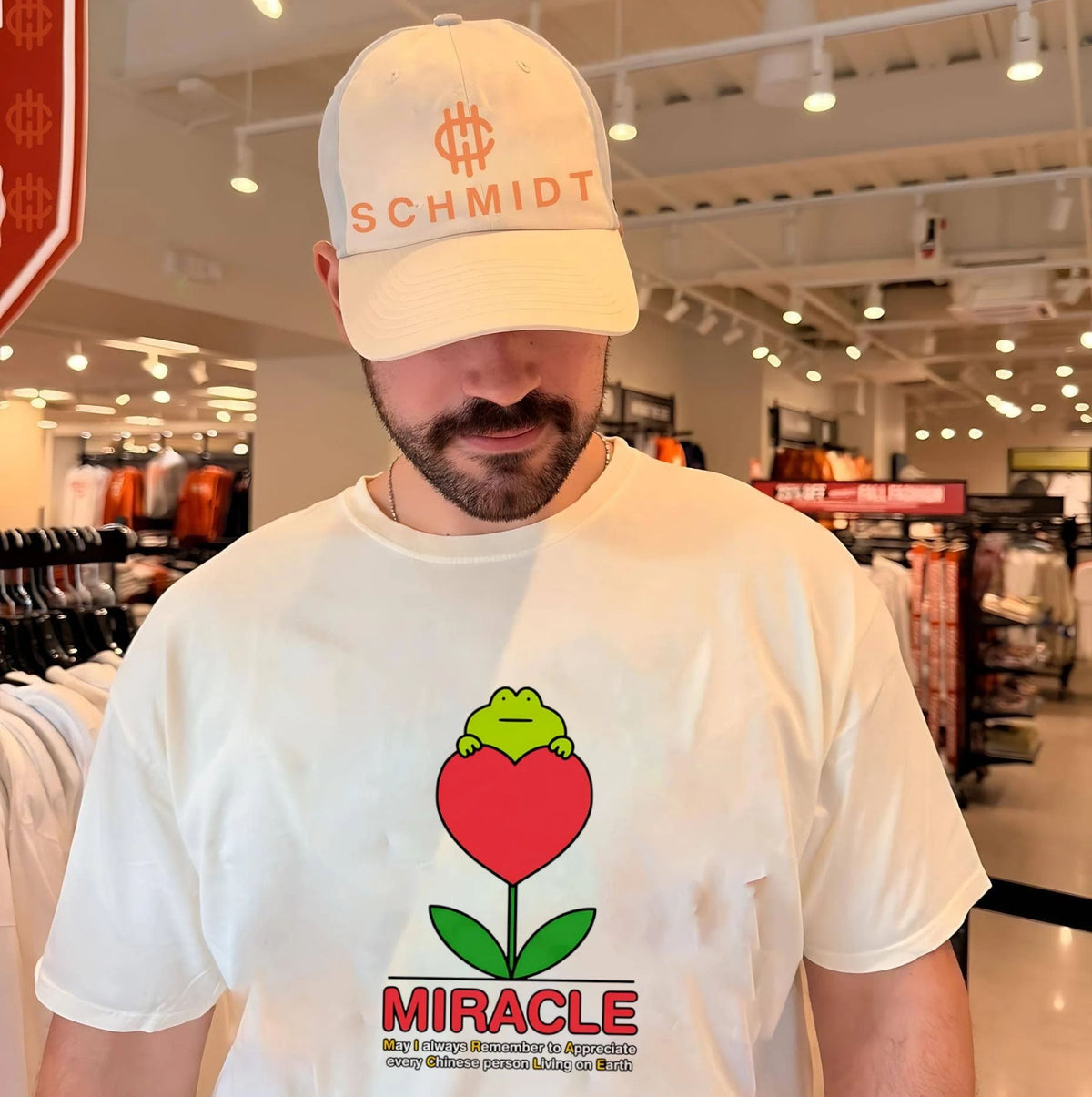Miracle May I Always Remember to Appreciate Every Chinese Person Living on Earth Frog shirt