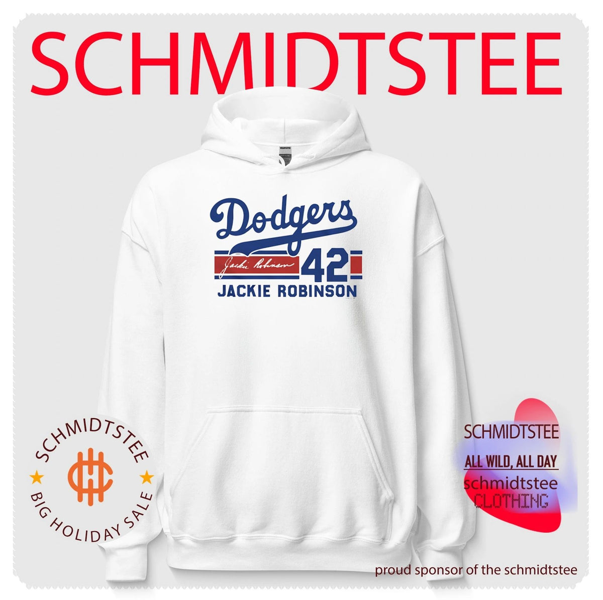 Brooklyn Dodgers Jackie Robinson Signature Name & Number shirt