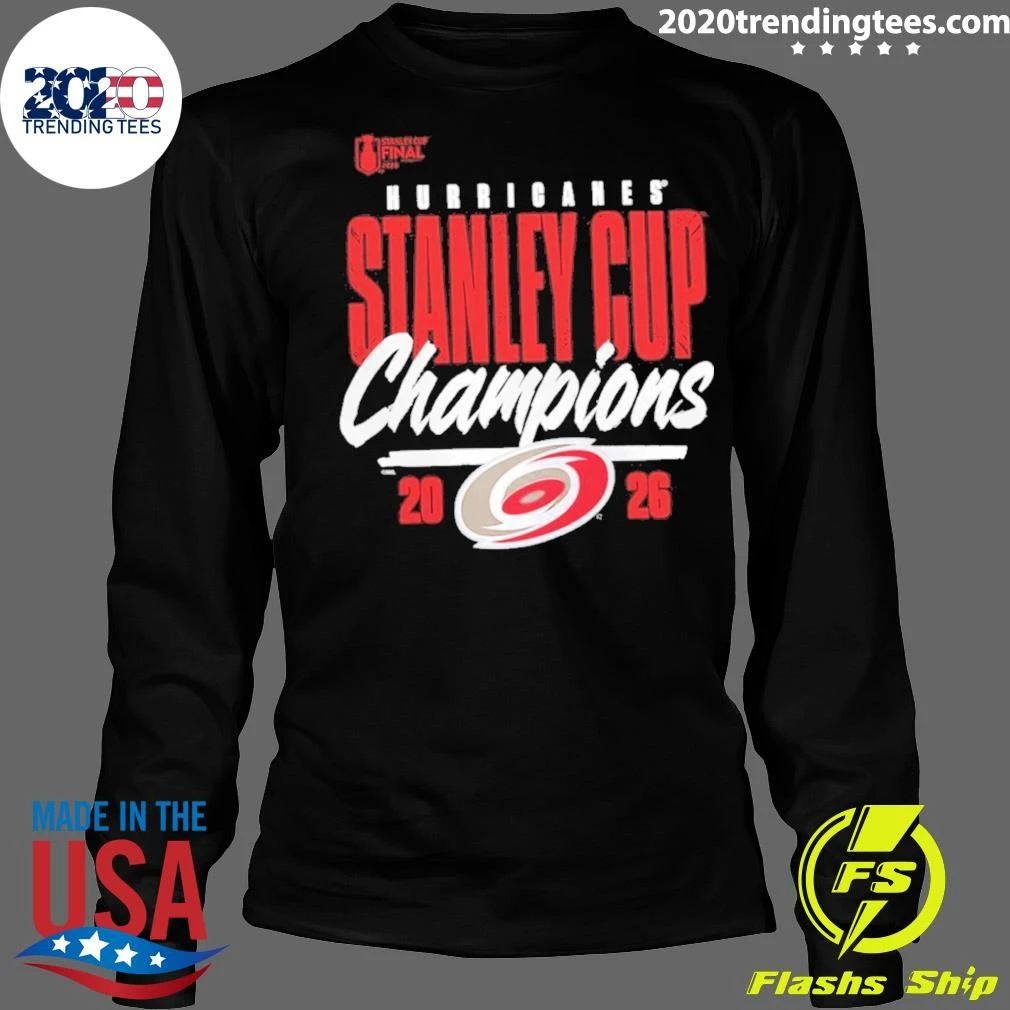 Carolina Hurricanes Red 2026 Stanley Cup Champions Shirt