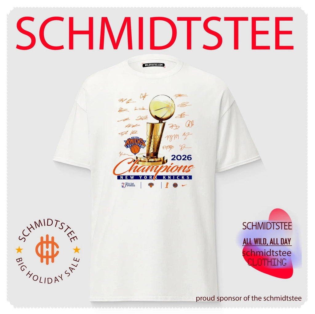 NY Knicks 2026 NBA Champions Celebration signature shirt