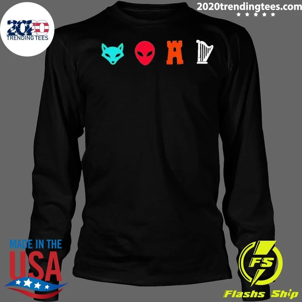 San Antonio Spurs Basketball Fox Alien Castle Harper Shirt