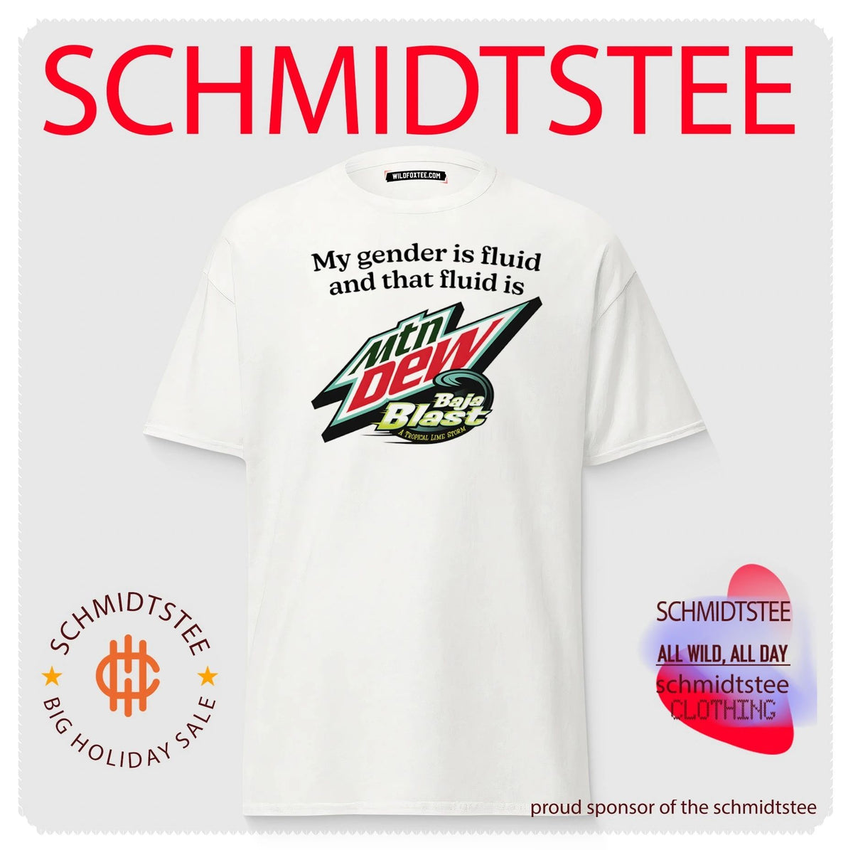 My Gender Is Fluid and That Fluid Is Mtn Dew Baja Blast shirt