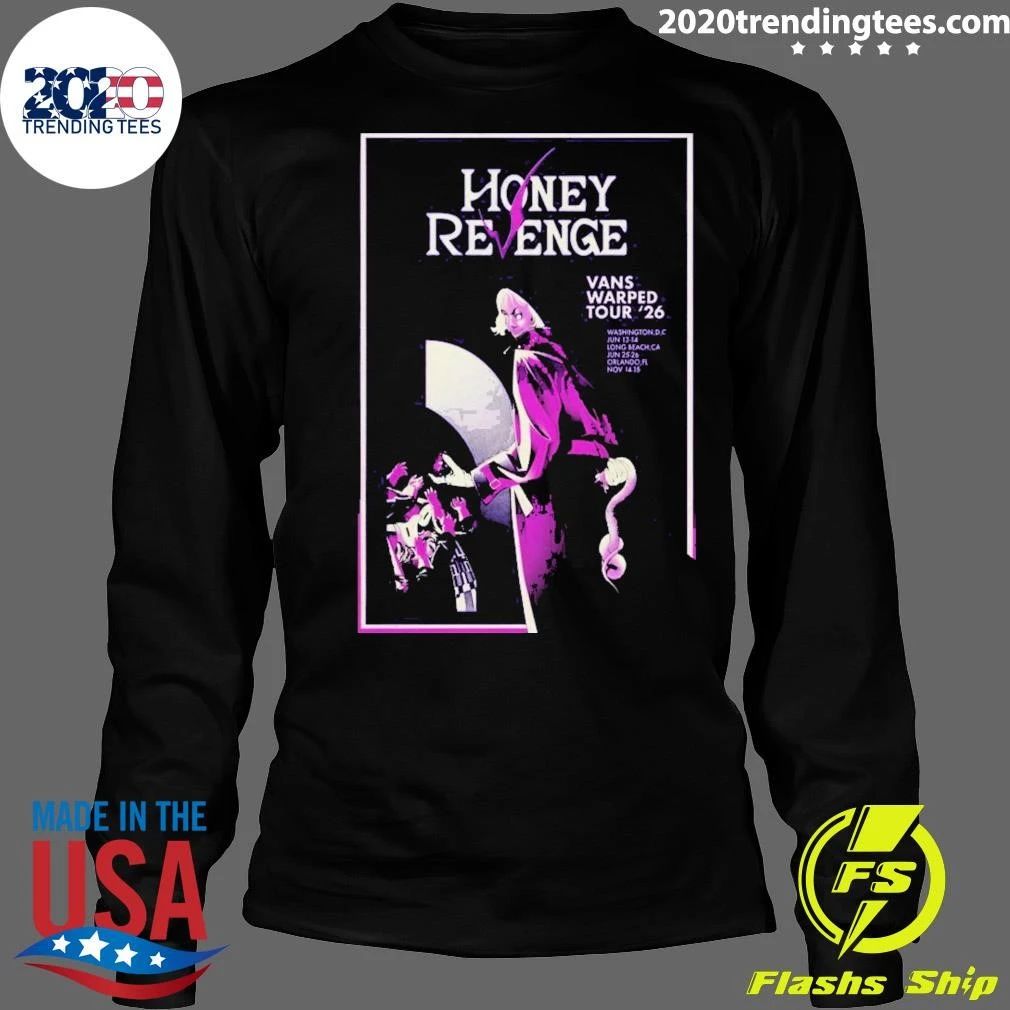 Honey Revenge Vans Warped Tour 26 Poster Shirt