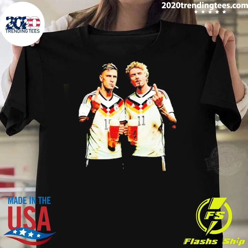 German Football The Middle Finger Gesture 2 Shirt