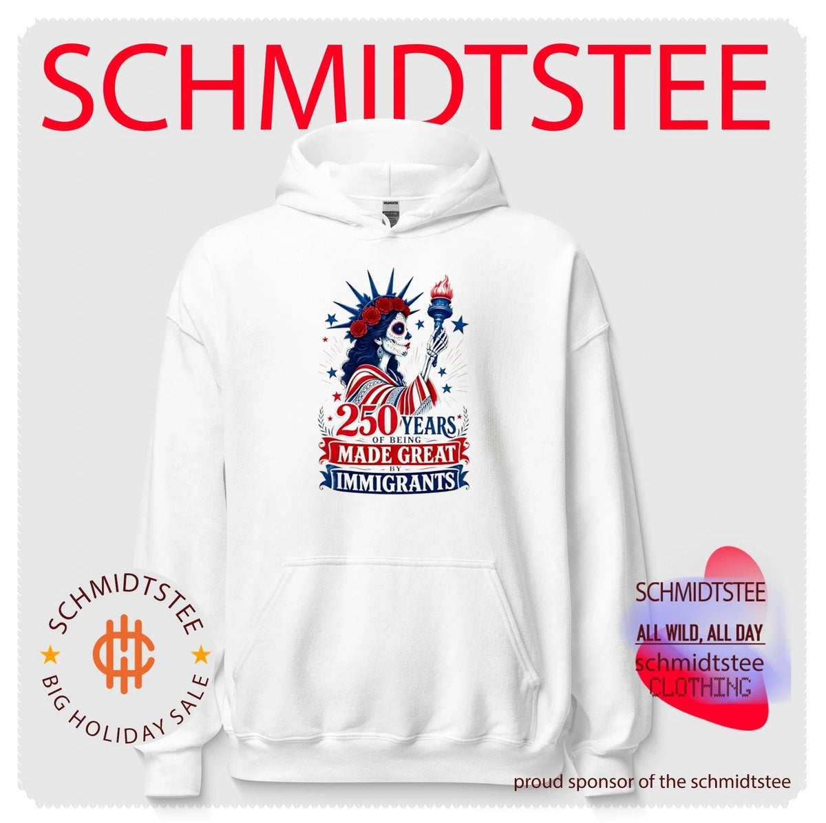 250 Years of Being Made Great by Immigrants shirt