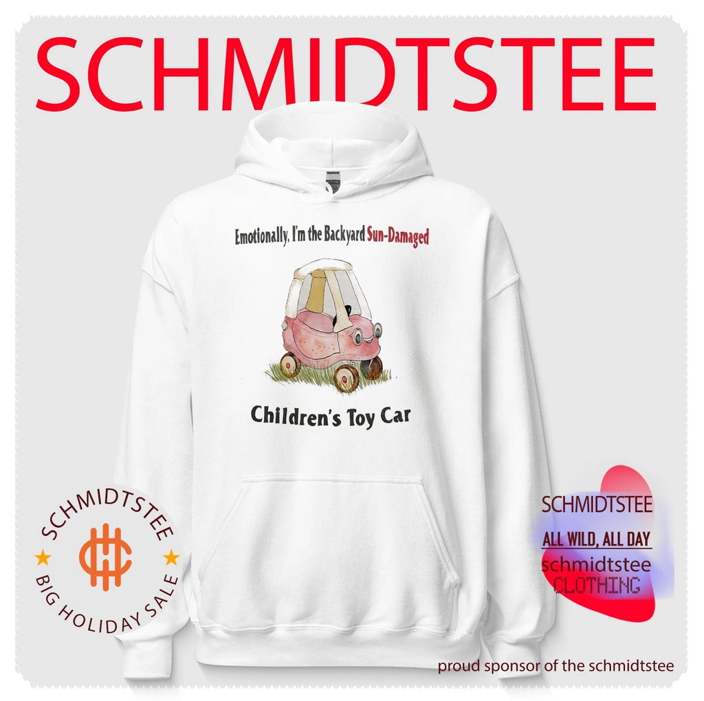 Emotionally I’m the backyard Sun Damaged children’s Toy Car shirt