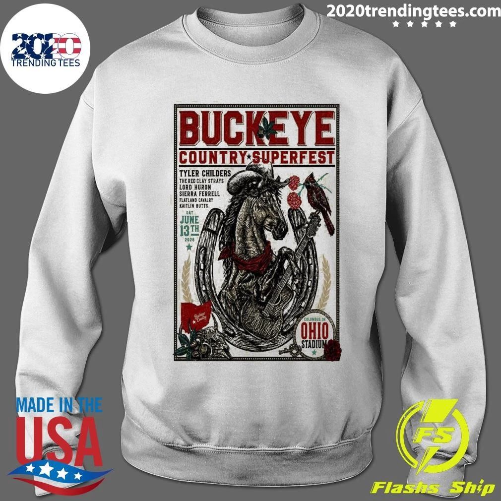 Buckeye Country Superfest Columbus June 13 2026 Ohio Stadium Shirt