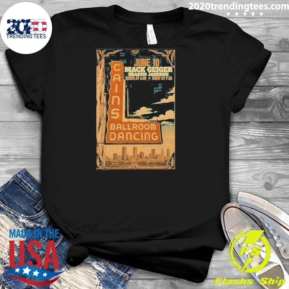 Mack Geiger Cain’s Ballroom June 10 2026 Poster Shirt
