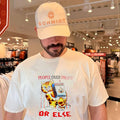 People over Profit or Else Cat with Matches shirt