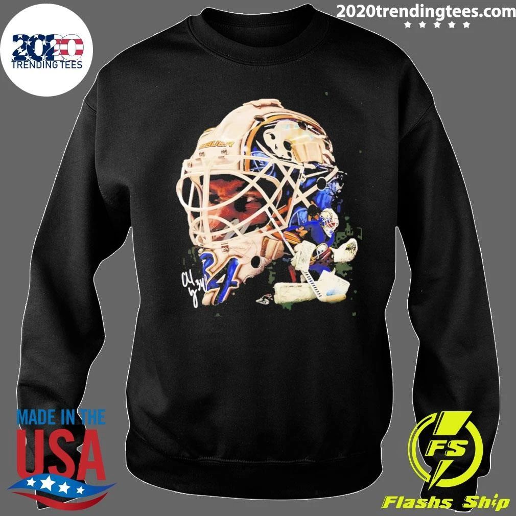 Alex Lyon Big Head Buffalo Sabres Nhl Hockey Signature Shirt