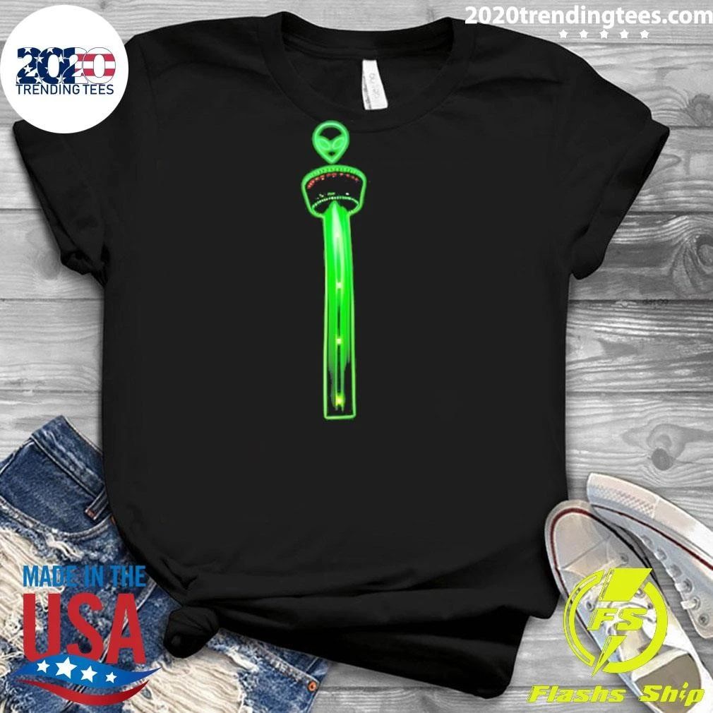 Alien Victor Wembanyama San Antonio Spurs Basketball Tower Of The Americas Funny Meme Shirt