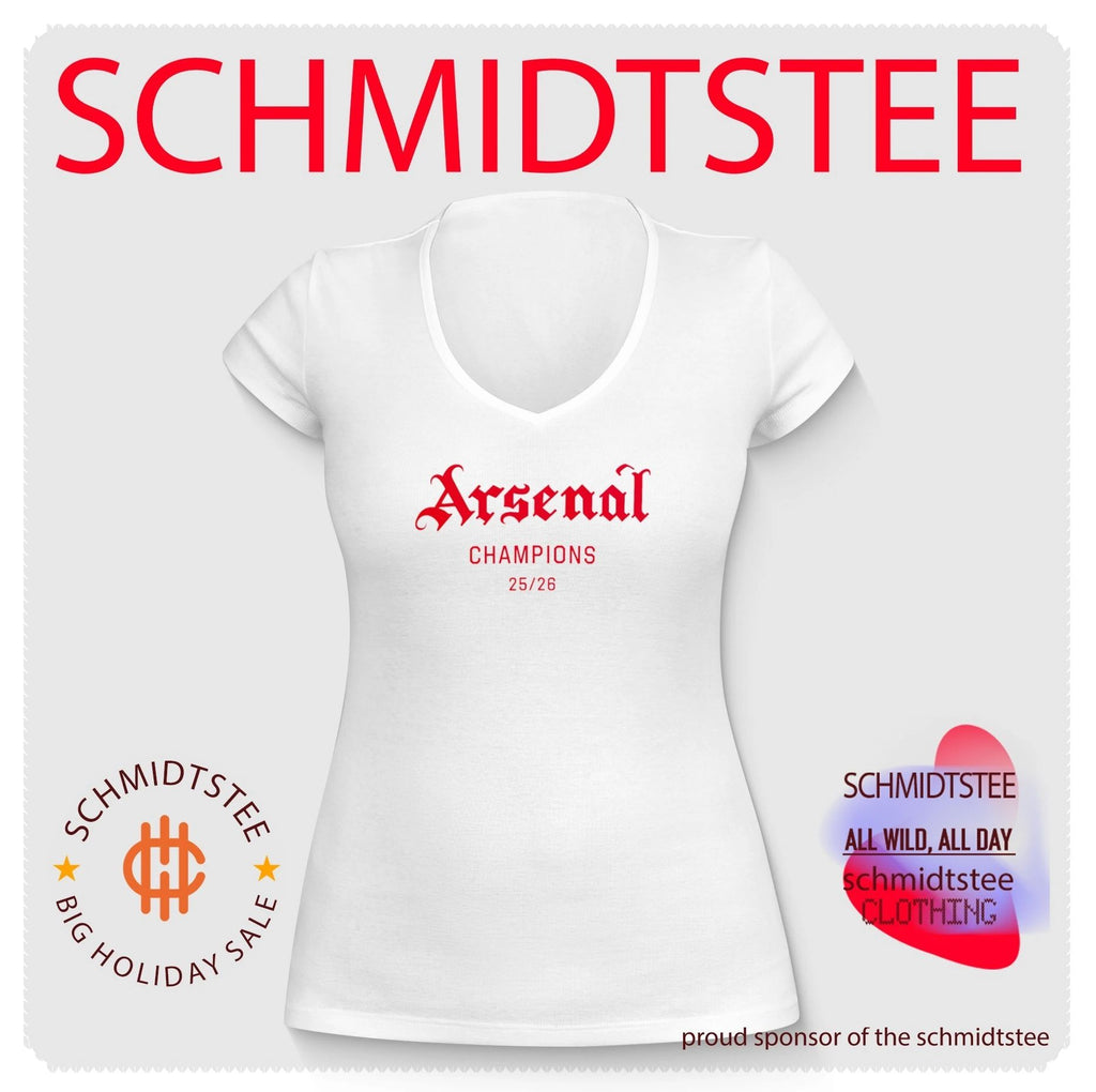 Arsenal AFC PL Champions 2025 2026 logo shirt