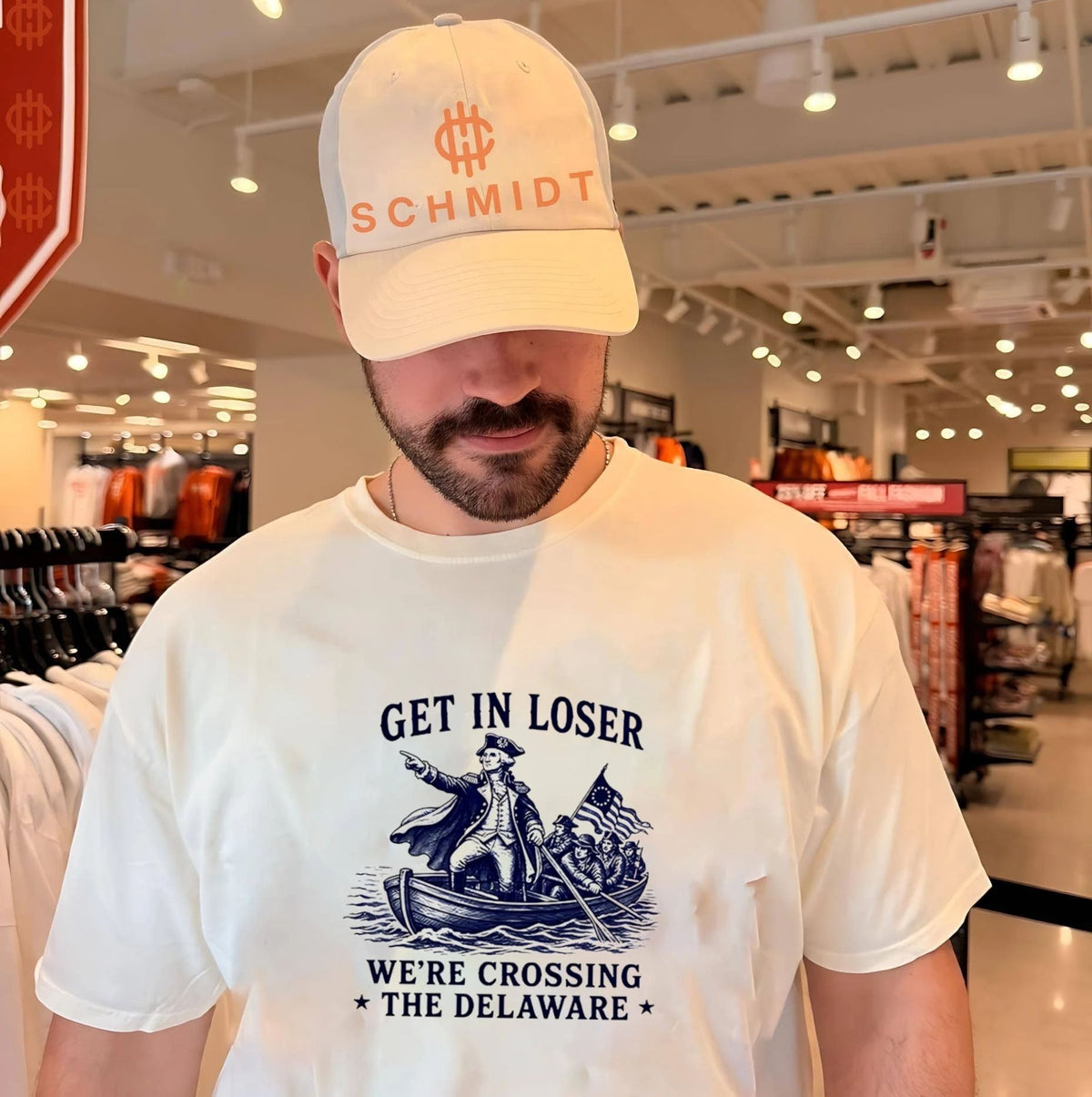 Get in loser we’re Crossing the Delaware shirt