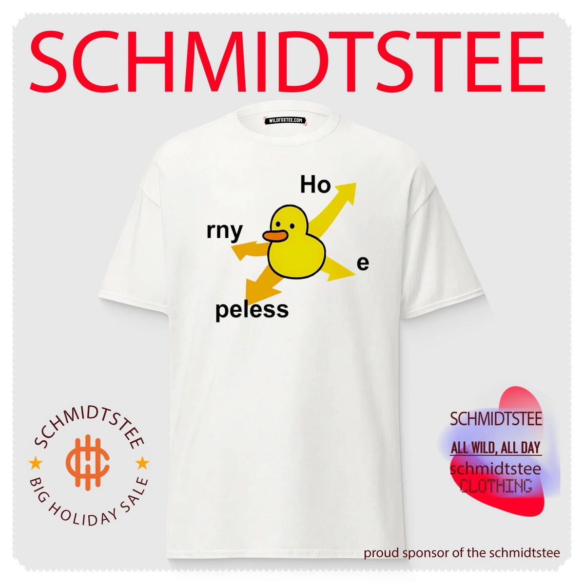 Ho rny Peless Duck In Distress Shirt