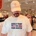 Tyson Fury Donald Trump For Prime Minister shirt
