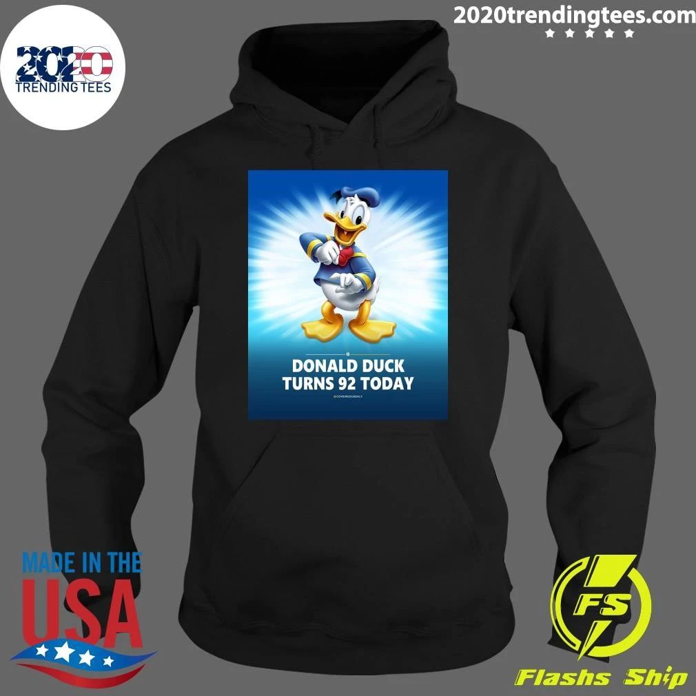 Happy 92nd Birthday To Donald Duck Shirt