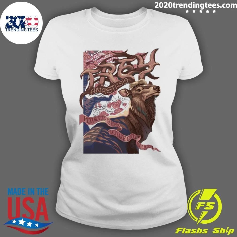 Trey Anastasio Concert June 02 2026 Salt Lake City, UT Tee Shirt
