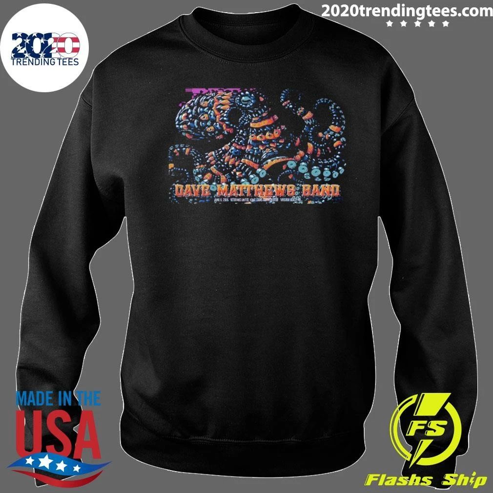 Dave Matthews Band Virginia Beach Tour On June 6 2026 Poster Shirt