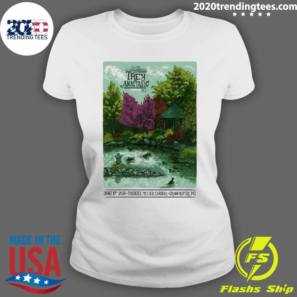 Trey Anastasio In Grand Rapids MI On June 17 2026 Tour Tee Shirt
