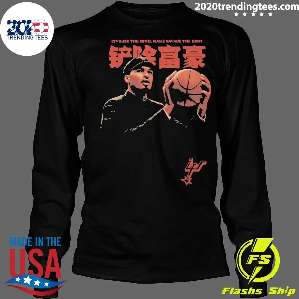 Comrade Wemby Civilize The Mind, Make Savage The Body Shirt