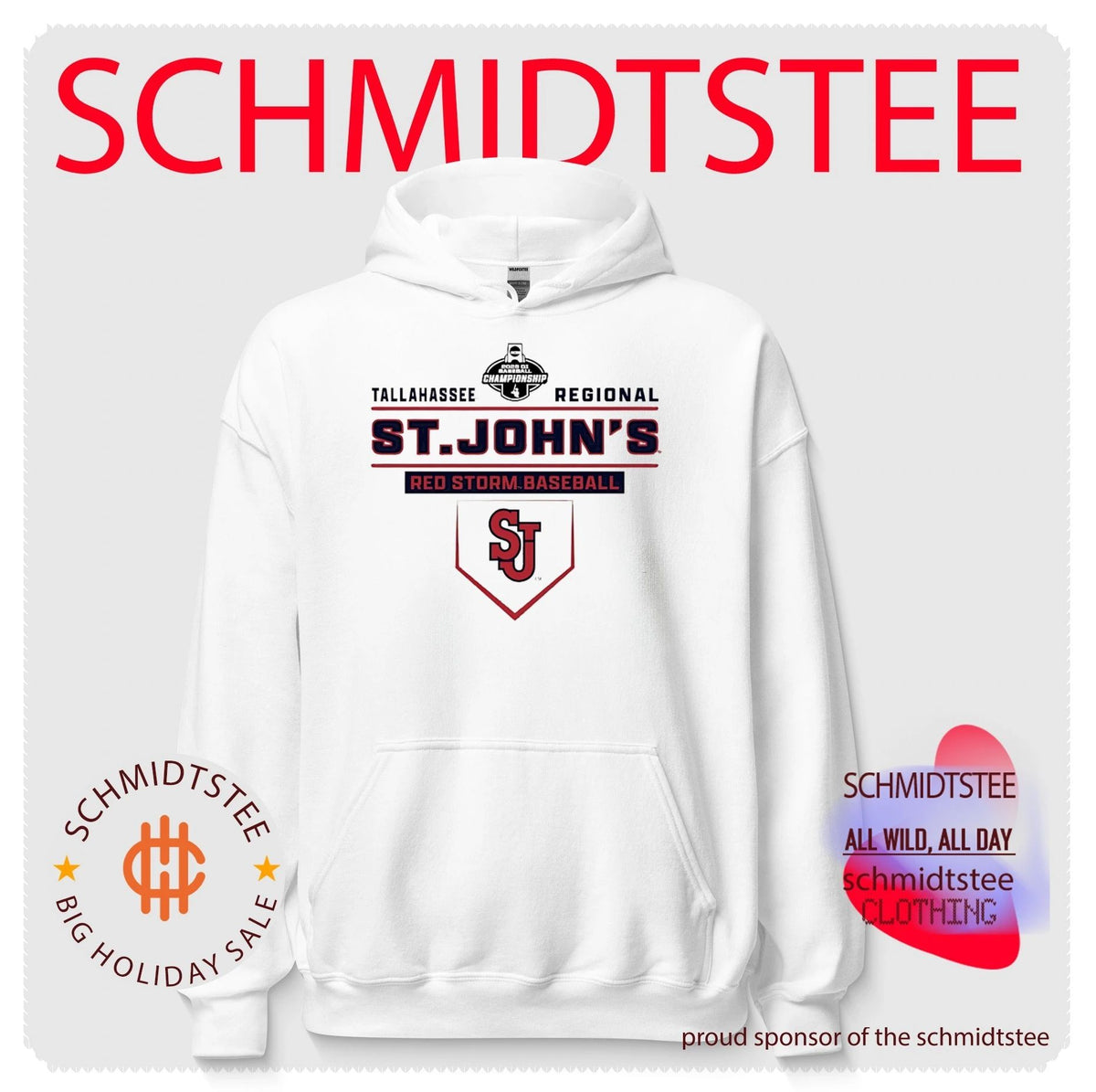 St. John’s Baseball 2026 Regional Bound shirt