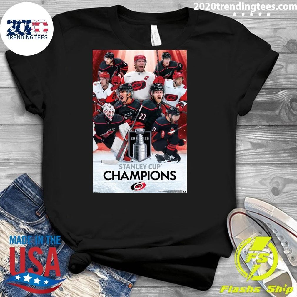 NHL Carolina Hurricanes 2026 Stanley Cup Champions Shirt