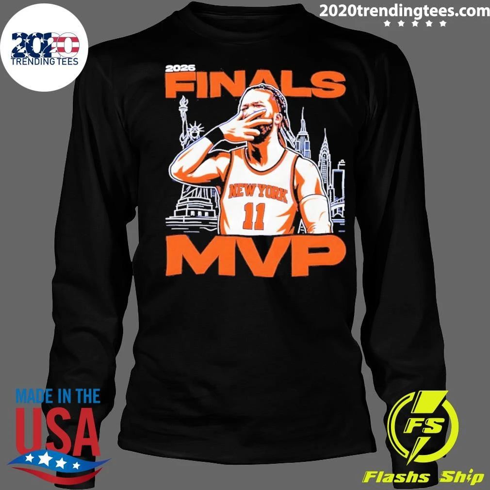 Jalen Brunson Celebration New York Basketball 2026 Finals Mvp Shirt