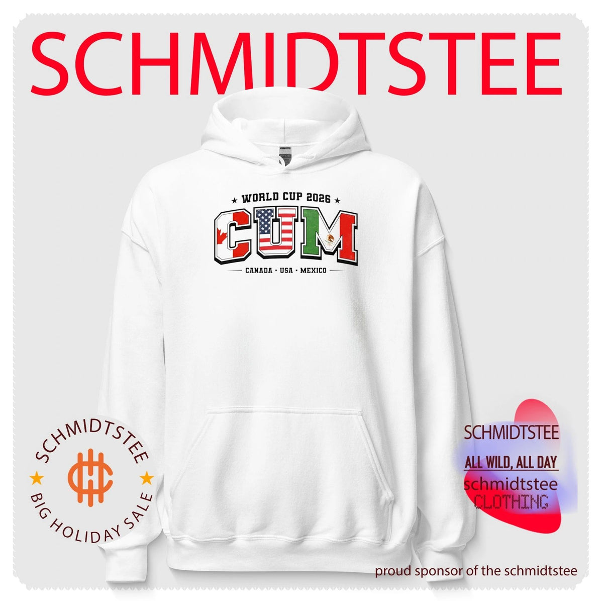CUM World Cup 2026 Canada Usa Mexico shirt
