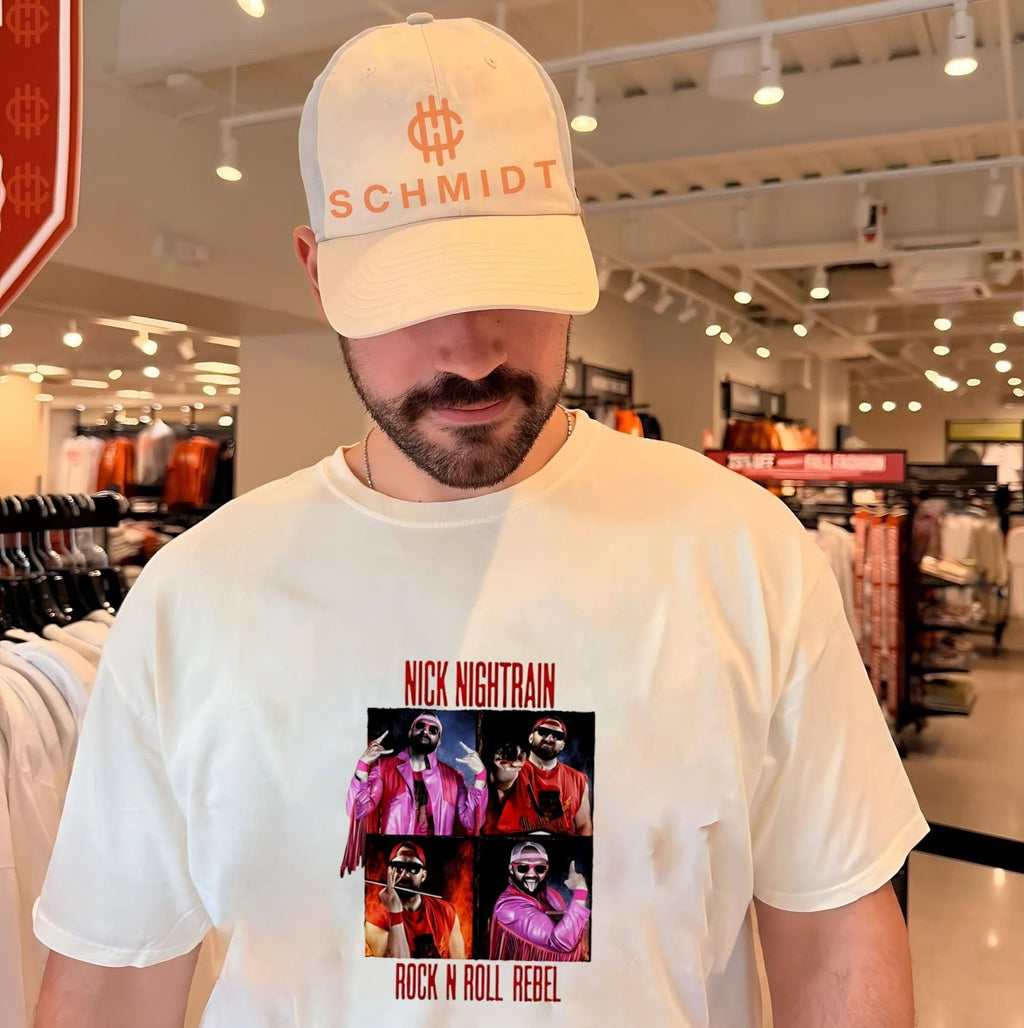 Nick Nightrain Rock n Roll rebel graphic shirt