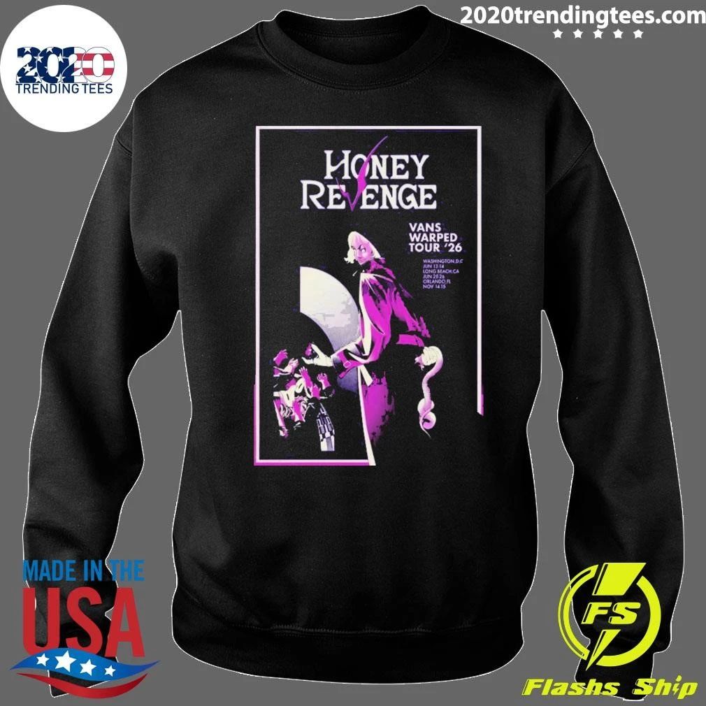 Honey Revenge Vans Warped Tour 26 Poster Shirt