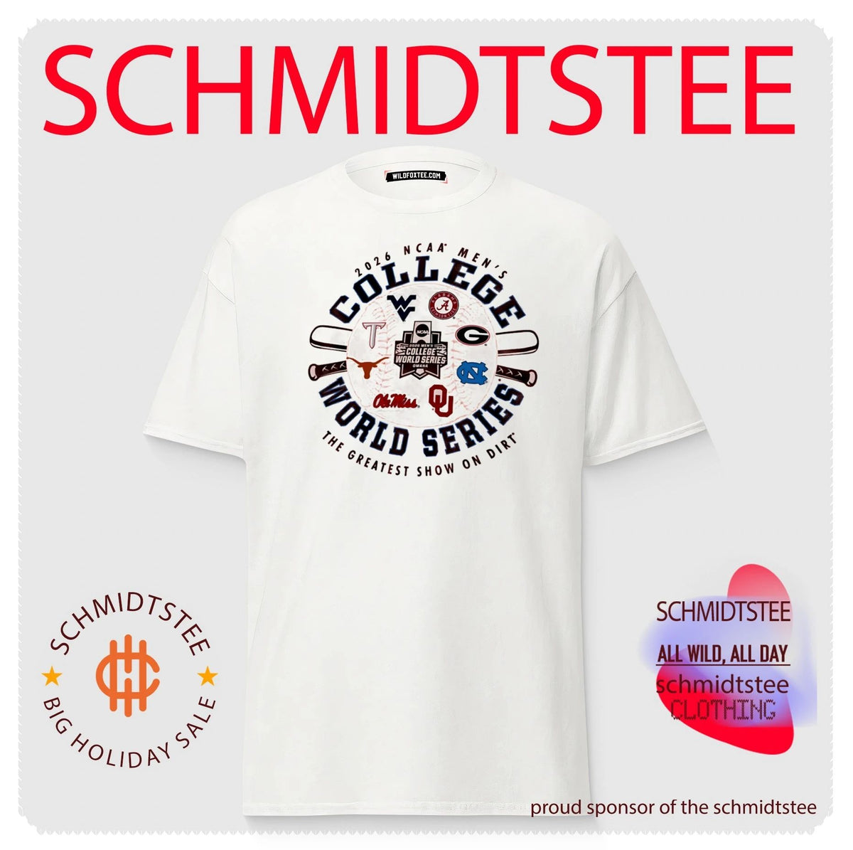The Greatest Show On Dirt 2026 NCAA Men’s College World Series shirt