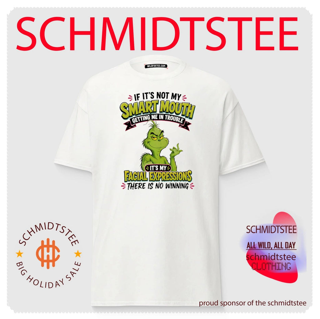 The Grinch Smart Mouth and Facial Expressions shirt