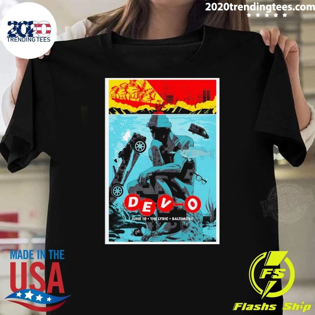 Devo Baltimore MD Tour On June 10 2026 Shirt