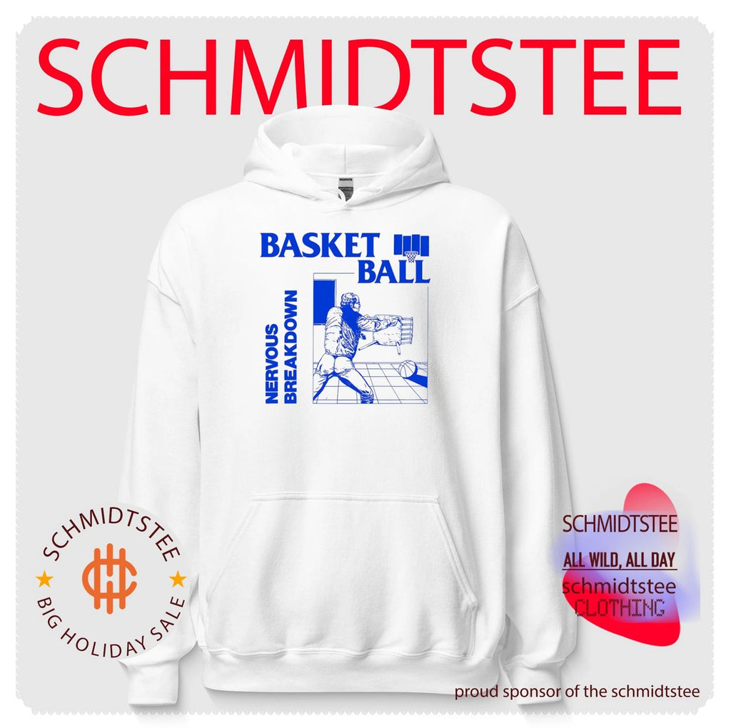 Basketball nervous breakdown office humor shirt