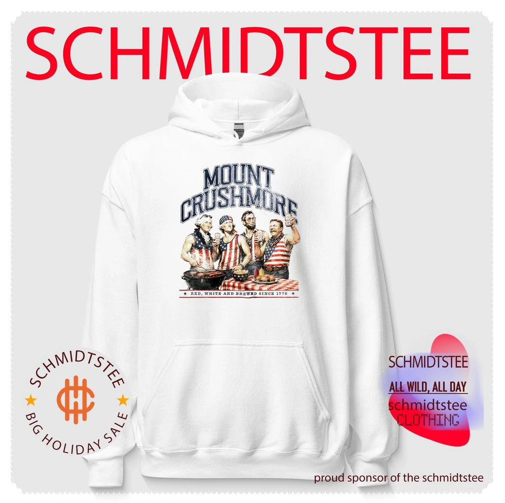 Mount Crushmore Washington’s on the grill red white and brewed since 1776 shirt