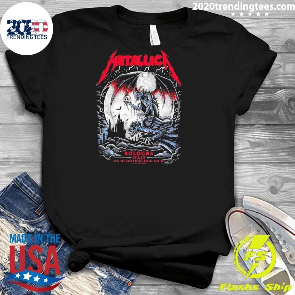 Metallica M72 World Tour Bologna June 3rd 2026 Pop-Up Shop Shirt