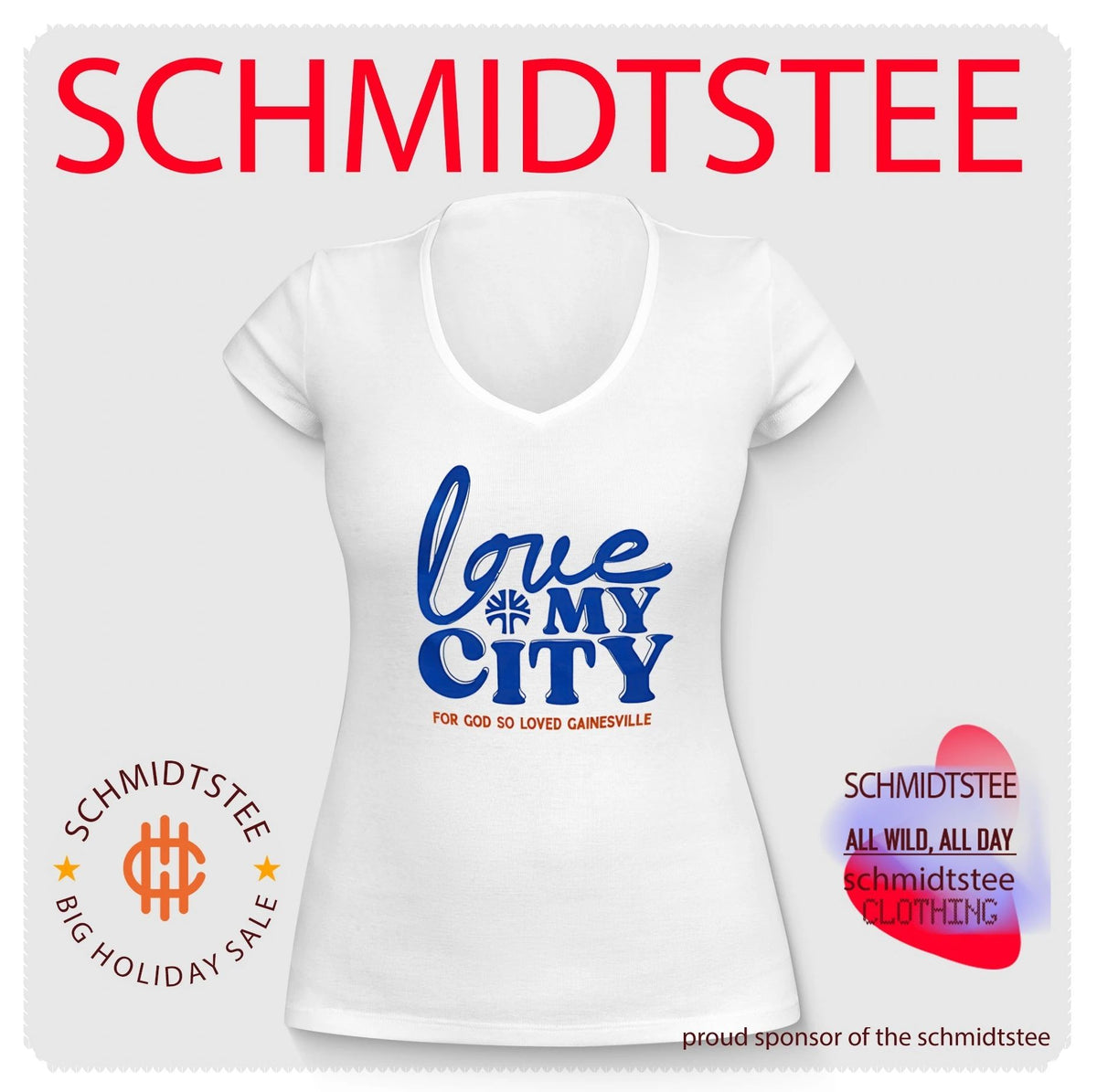 Love my city for God so loved Gainesville shirt