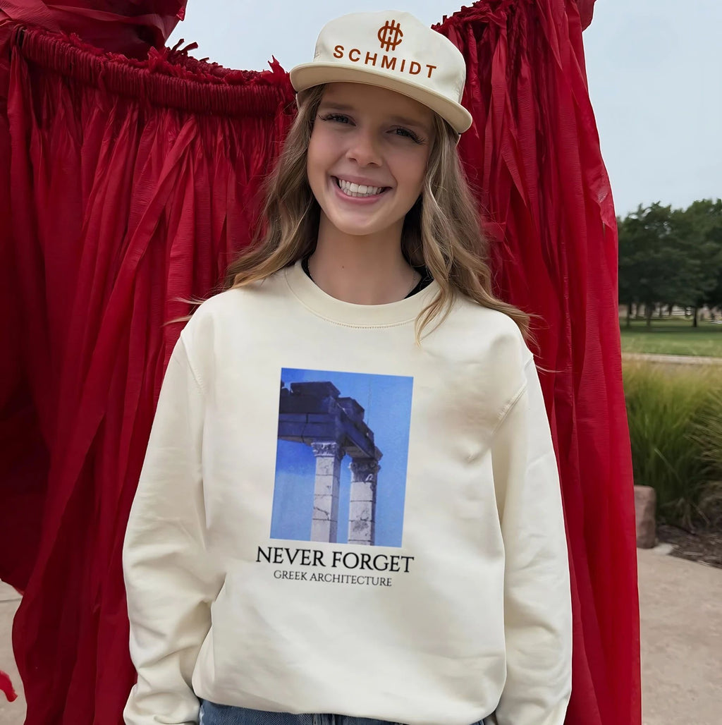 Never forget greek architecture 9.11 shirt