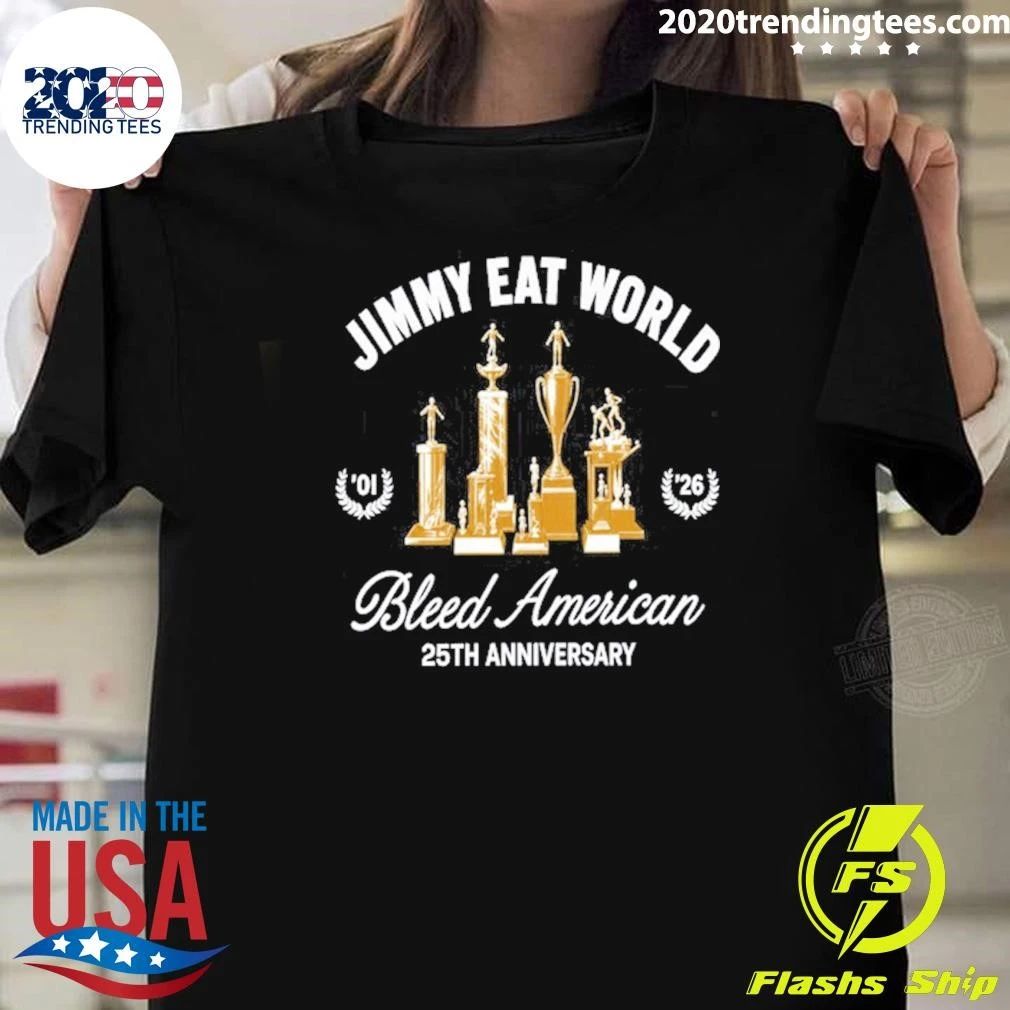 Funny Jimmy Eat World Morrison Bleed American 25th Anniversary 2026 Tee Shirt