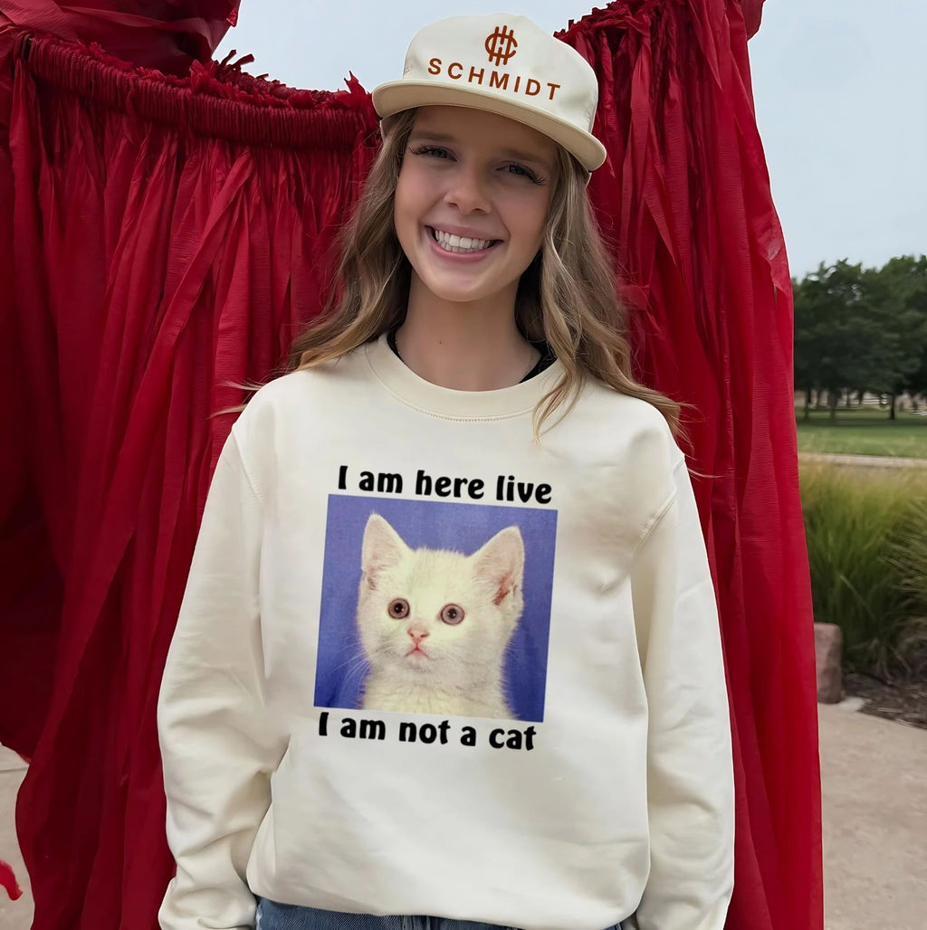 I am here live I Am Not A Cat shirt