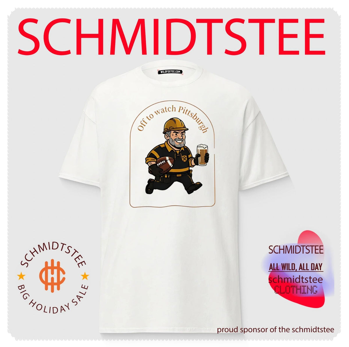 Off to Watch Pittsburgh Fan football shirt