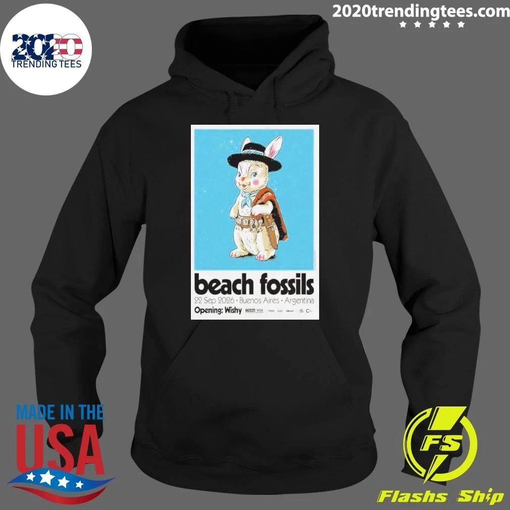 Beach Fossils 22 September 2026 Buenos Aires Argentina Opening Wishy Shirt